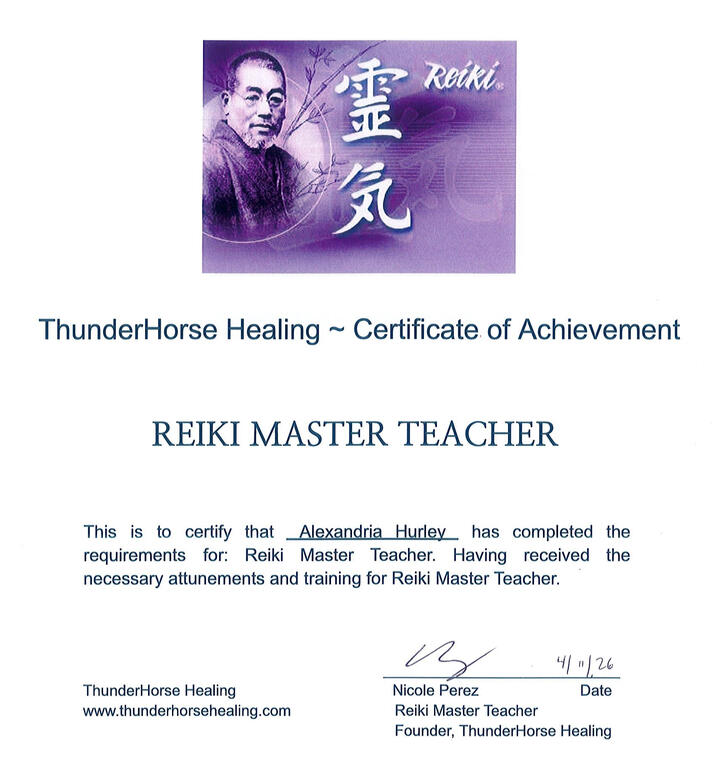 Reiki Master Reiki Master